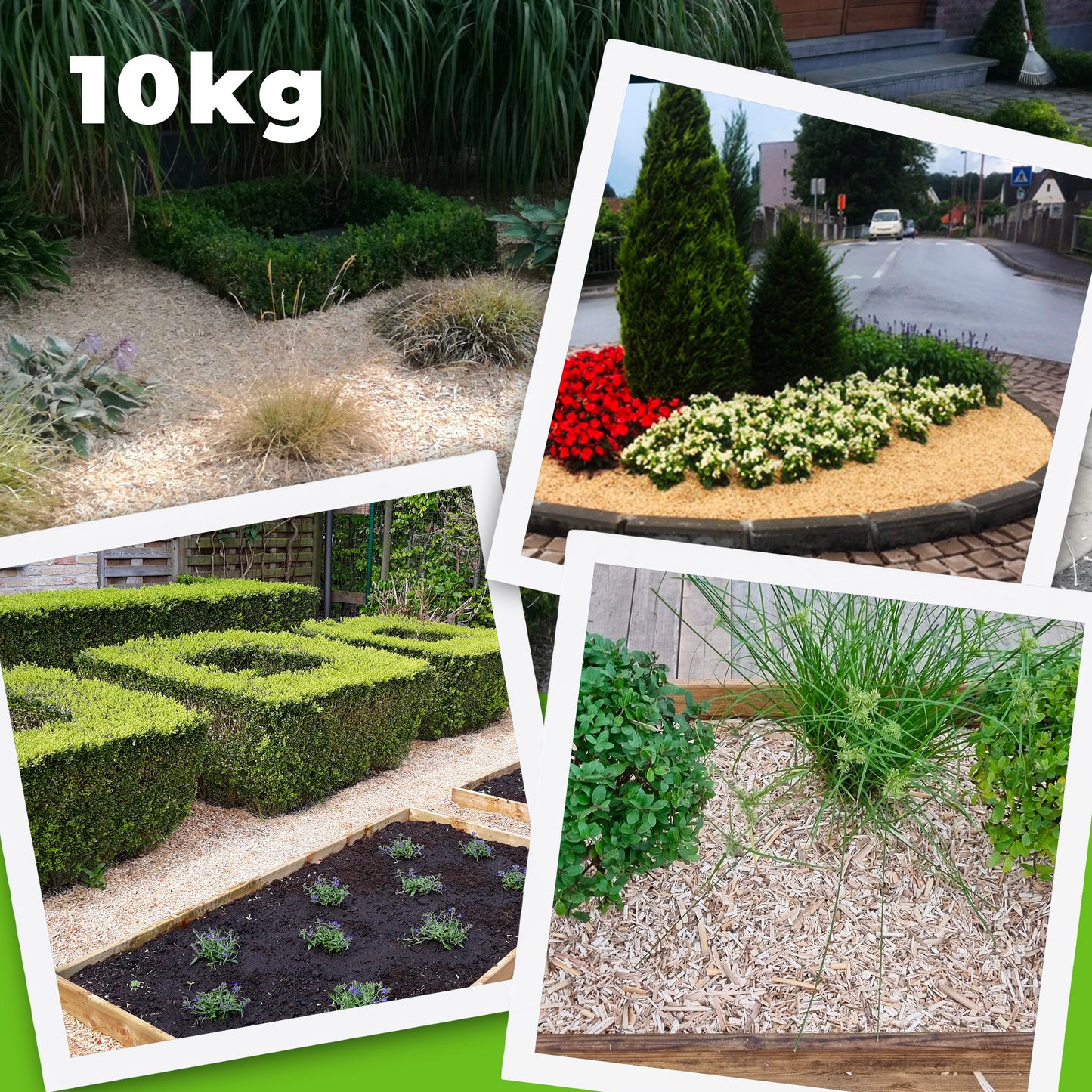 Paillage horticole de Miscanthus 10Kg