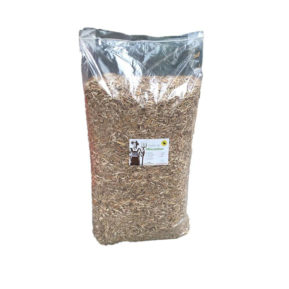 Paille de Miscanthus avec TABAC 10Kg